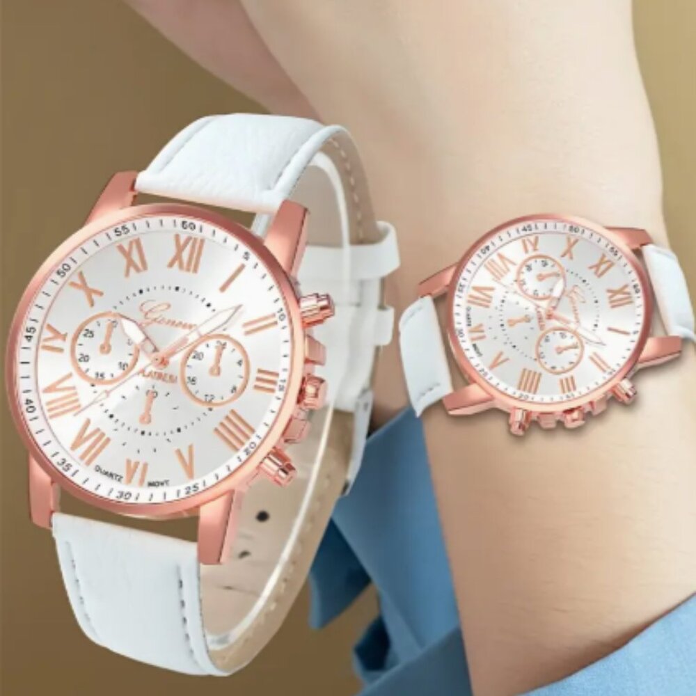 quartz watch white new!!